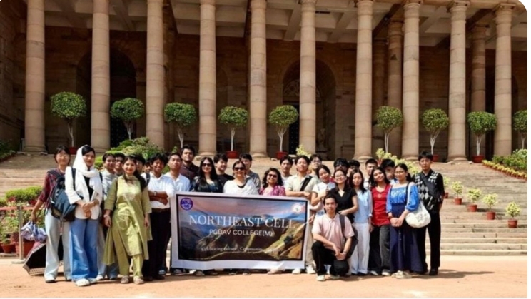 राष्ट्रपति भवन की ऐतिहासिक विरासत से रूबरू हुए पूर्वोत्तर के विद्यार्थी, बढ़ा राष्ट्रीय एकता का भाव